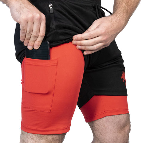 Image of Performance Dual-Layer Shorts